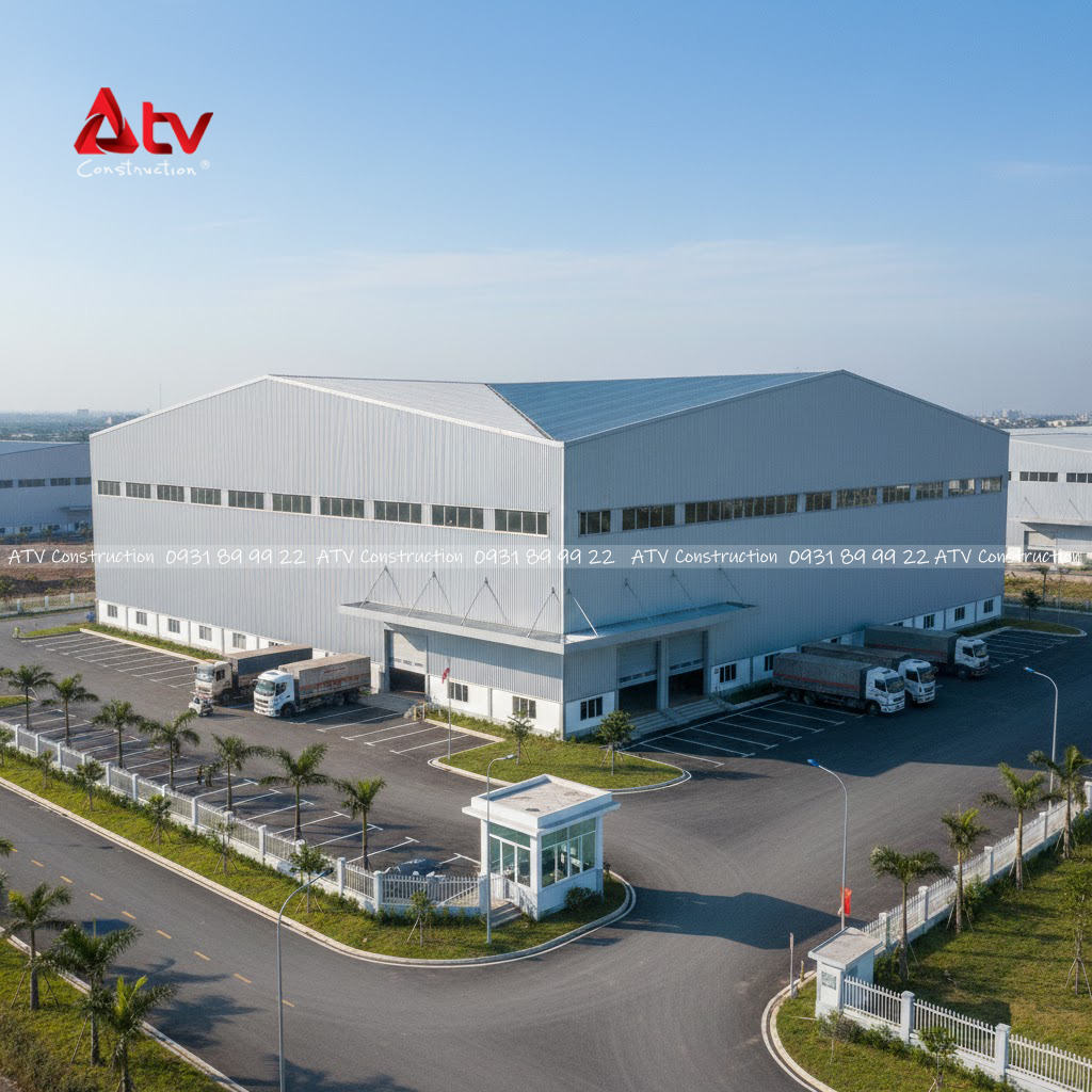 báo giá xây dựng nhà xưởng tại kcn long hậu