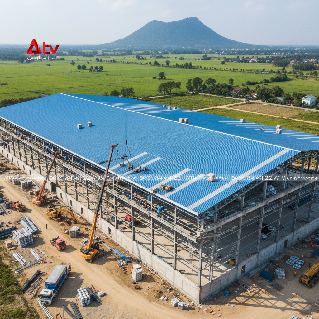 bảng giá xây dựng nhà xưởng tại tây ninh