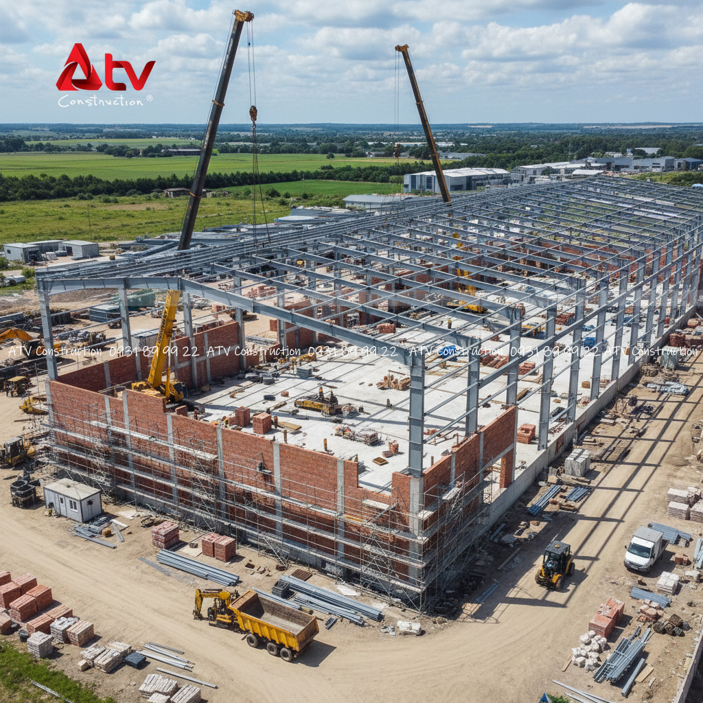 chi phí xây dựng nhà xưởng trọn gói