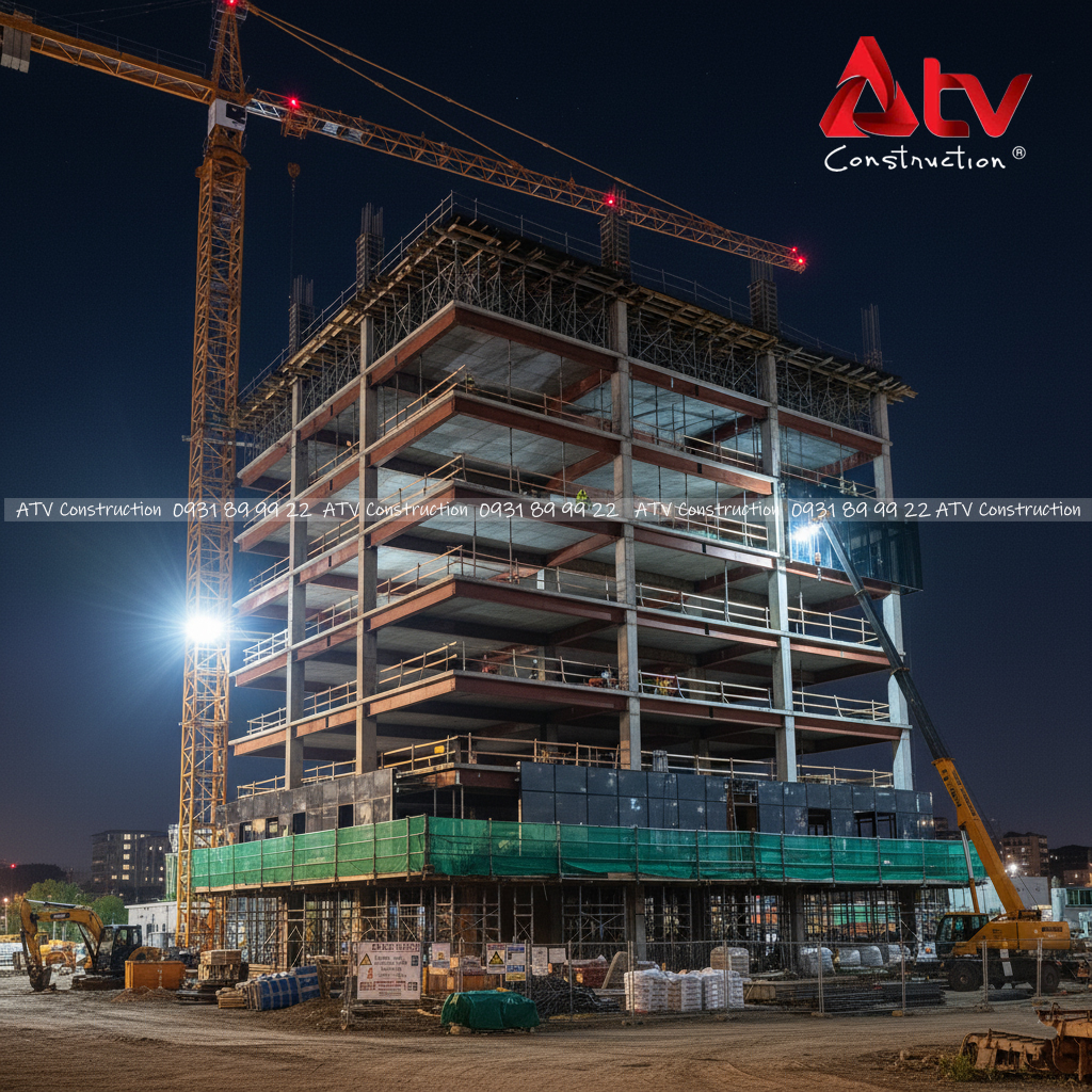 xây dựng tòa nhà văn phòng 8 tầng hết bao nhiêu tiền