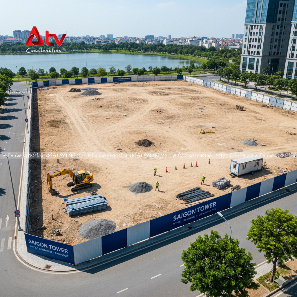 vị trí xây dựng văn phòng kết hợp nhà ở