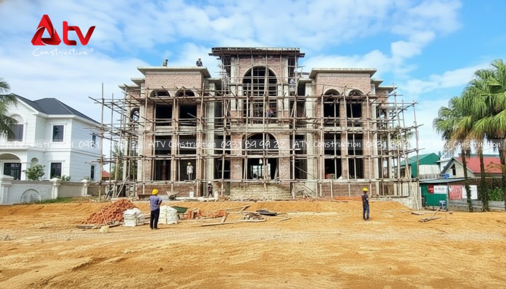 xây nhà phần thô và hoàn thiện