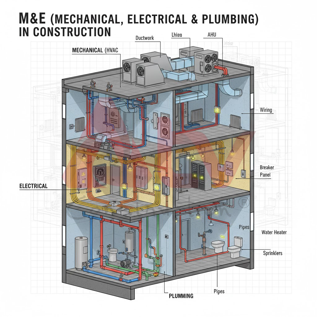 M&E trong xây dựng là gì