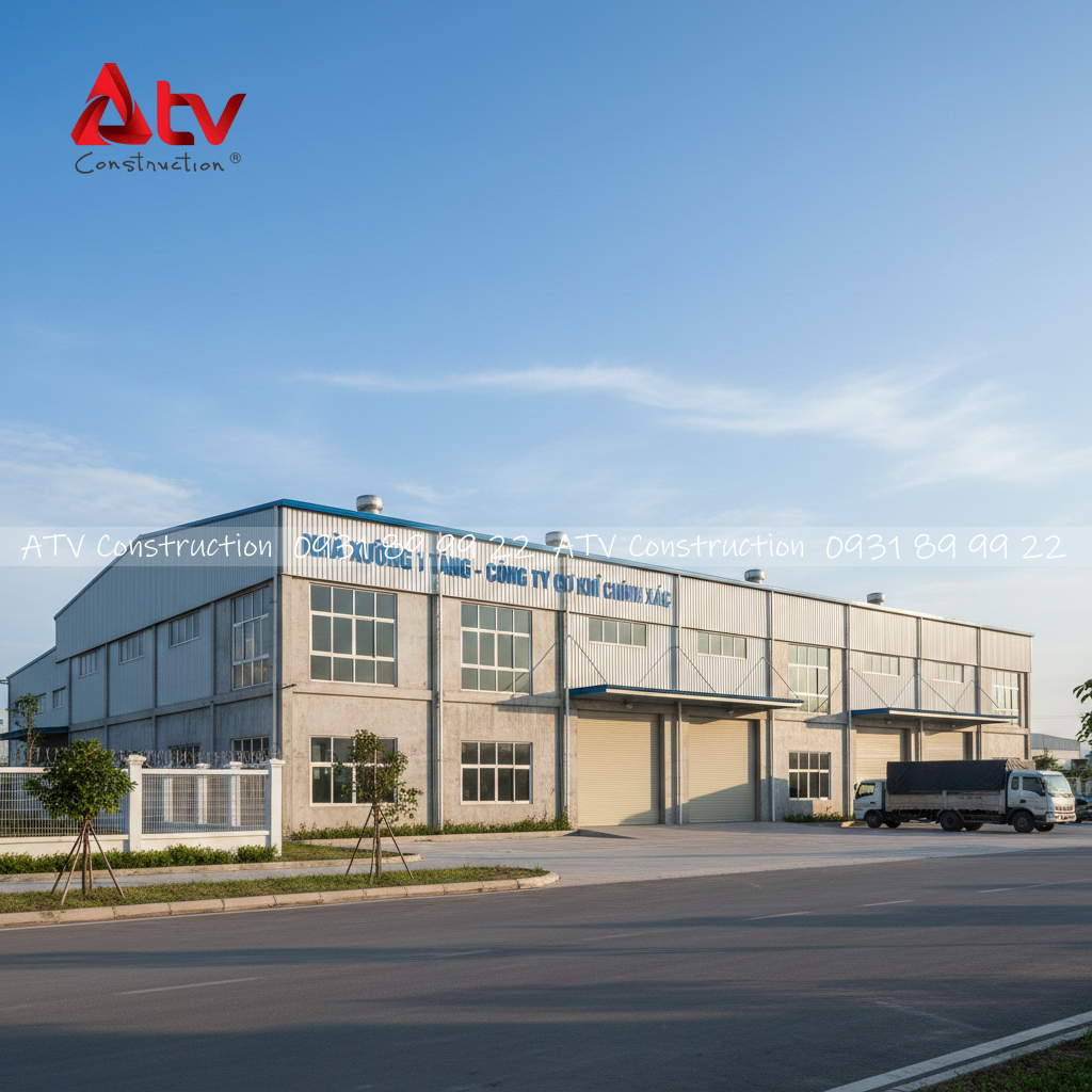 nhà xưởng 1 tầng