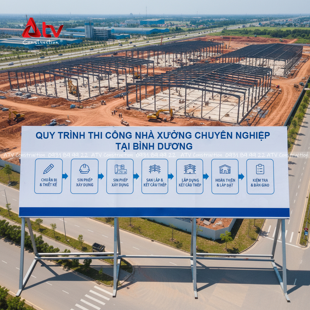 Quy trình nhà xưởng Bình Dương