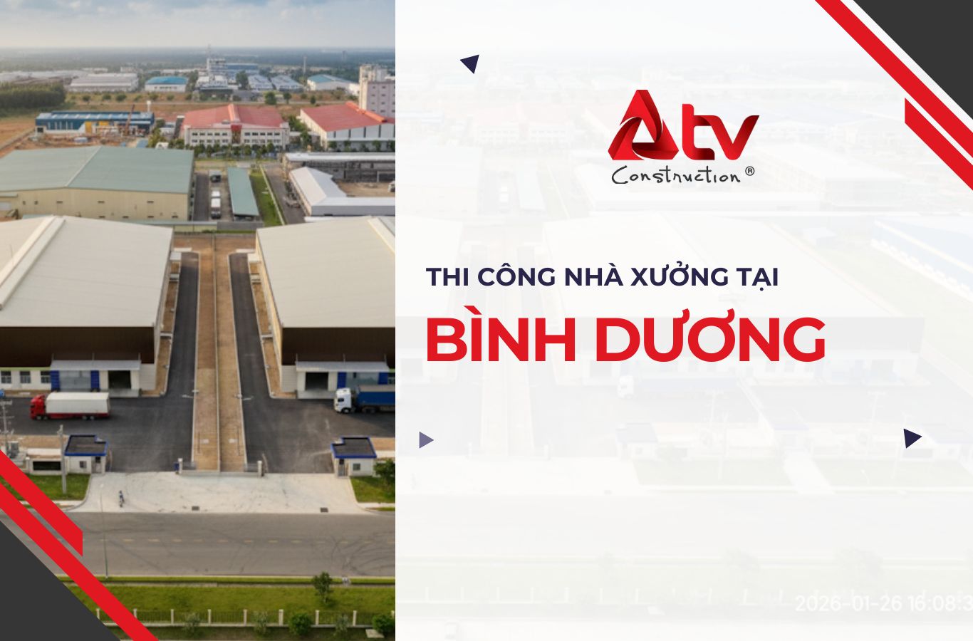 Top 10 đơn vị thi công nhà xưởng tại Bình Dương được tin yêu