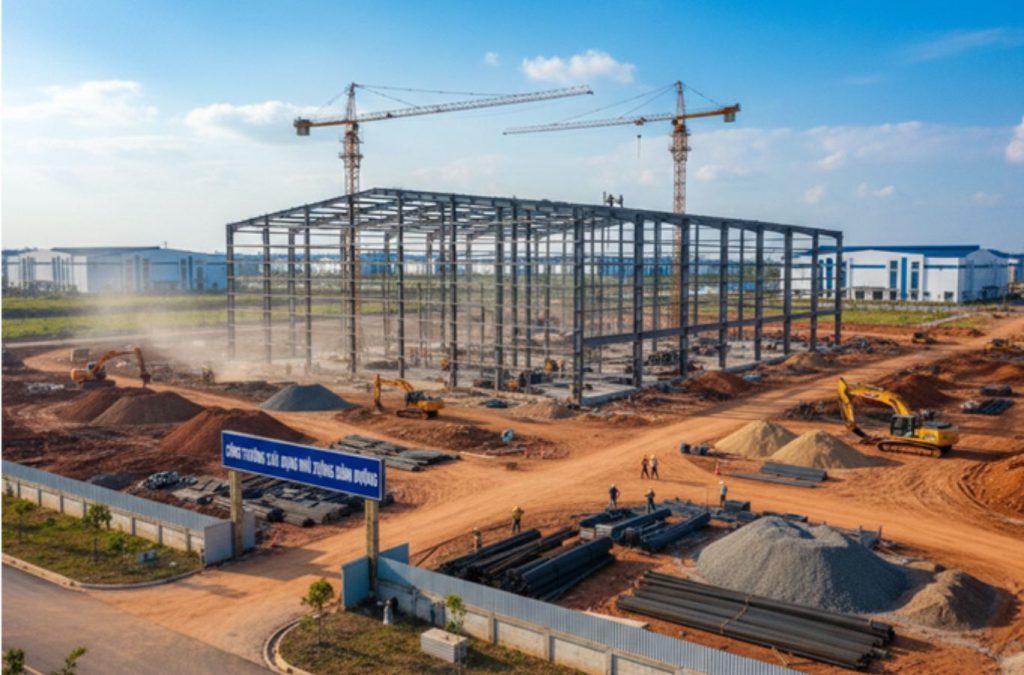 Nhà thầu uy tín sở hữu kinh nghiệm thi công nhiều dự án nhà xưởng thực tế