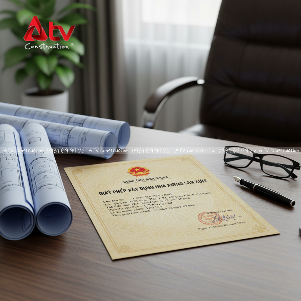 xin giấy phép xây dựng nhà xưởng ở bình dương