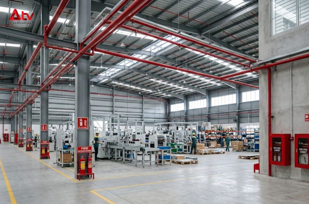 Tiêu chuẩn PCCC nhà xưởng là yêu cầu bắt buộc khi xây dựng nhà xưởng