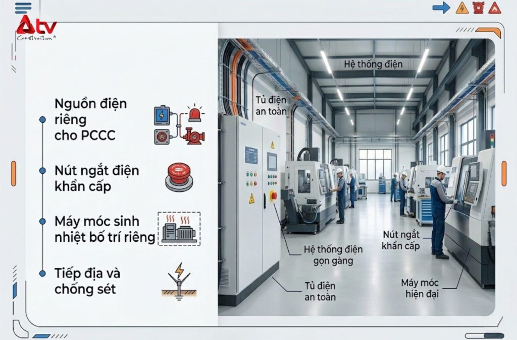 Kiểm soát máy móc và điện năng giúp đảm bảo an toàn sản xuất
