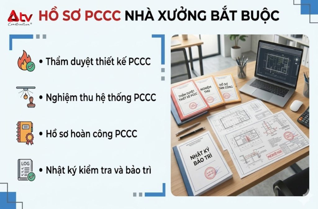 Hồ sơ PCCC đầy đủ giúp nhà xưởng đáp ứng yêu cầu pháp lý
