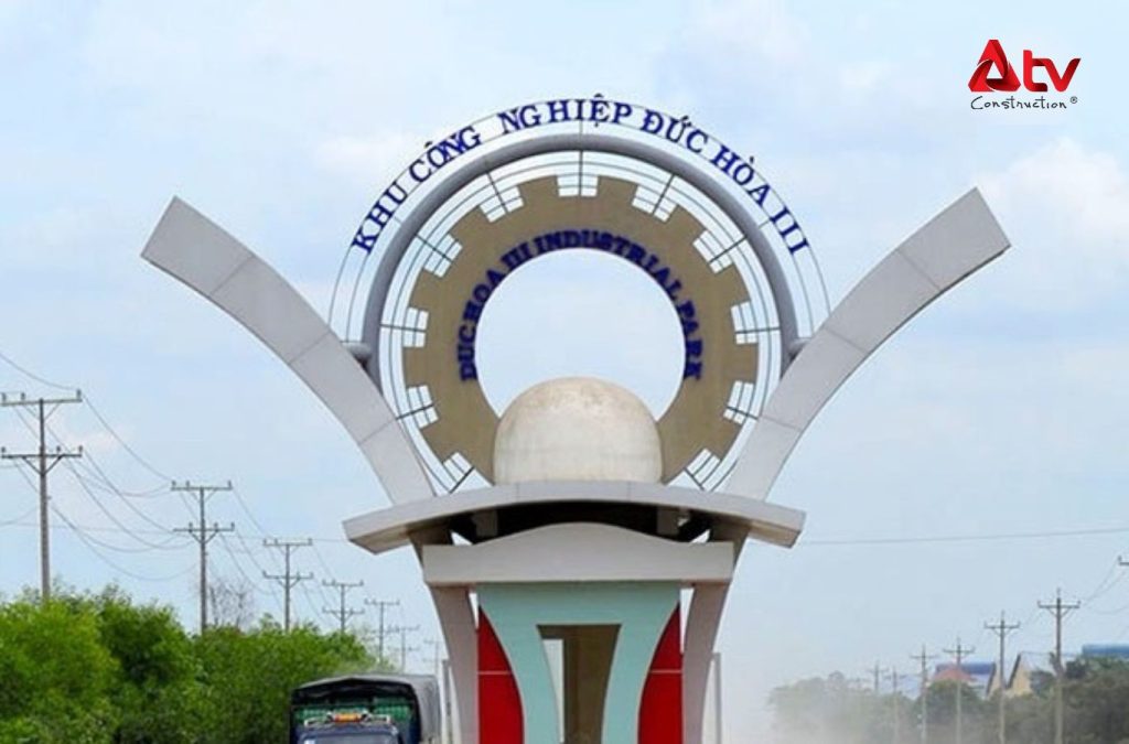 Cổng chào khu công nghiệp Đức Hòa III