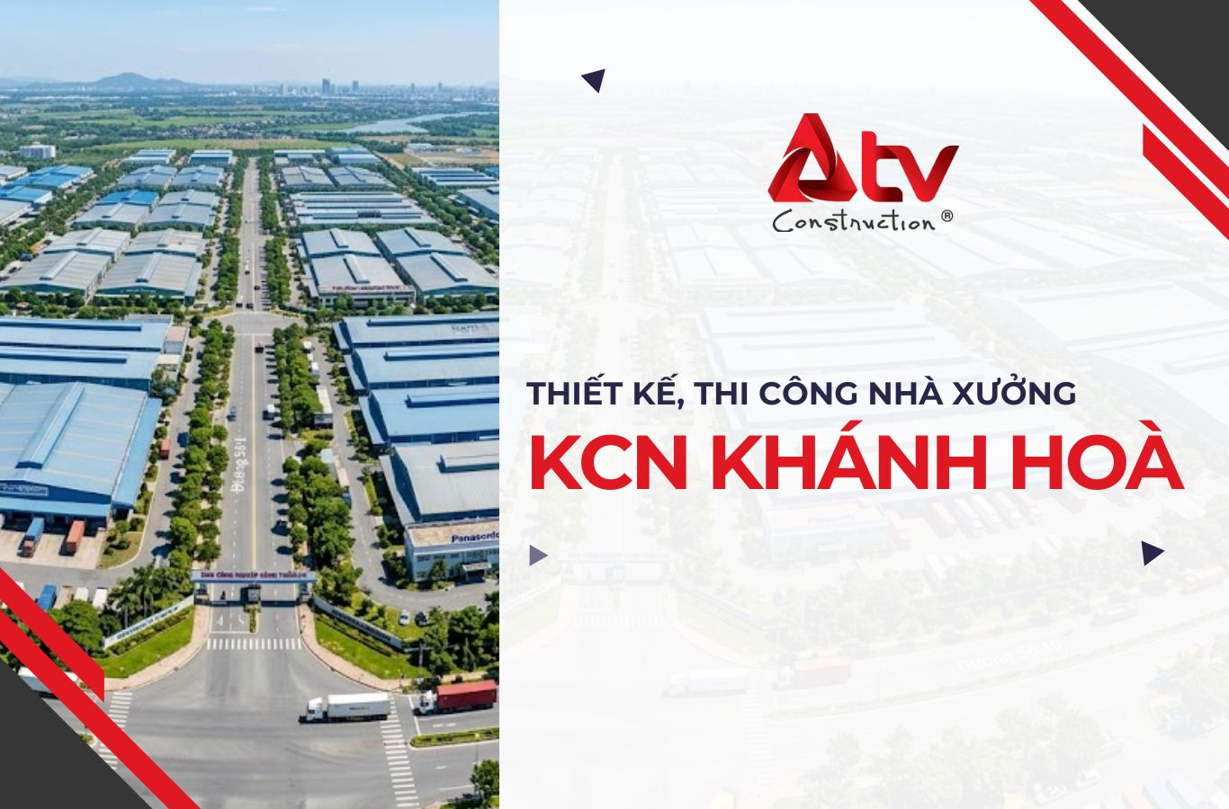 Giải pháp thiết kế thi công nhà xưởng KCN Khánh Hoà