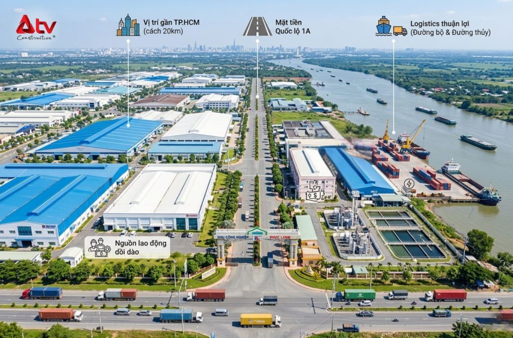 KCN Phúc Long sở hữu vị trí chiến lược, hạ tầng hoàn chỉnh, ưu đãi hấp dẫn