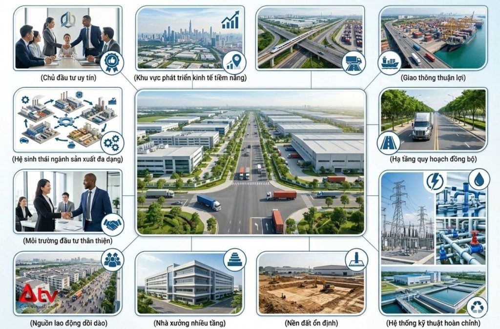 Các lợi thế nổi bật khi thiết kế thi công nhà xưởng KCN Vĩnh Lộc 2