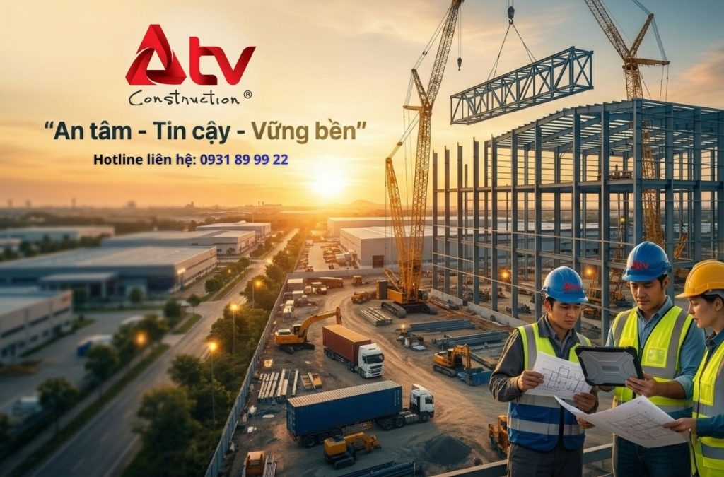 ATV Construction - Đối tác thiết kế, thi công nhà xưởng uy tín 