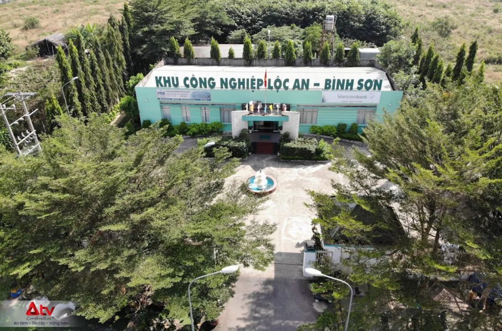 Khu công nghiệp Lộc An - Bình Sơn nhìn từ trên cao