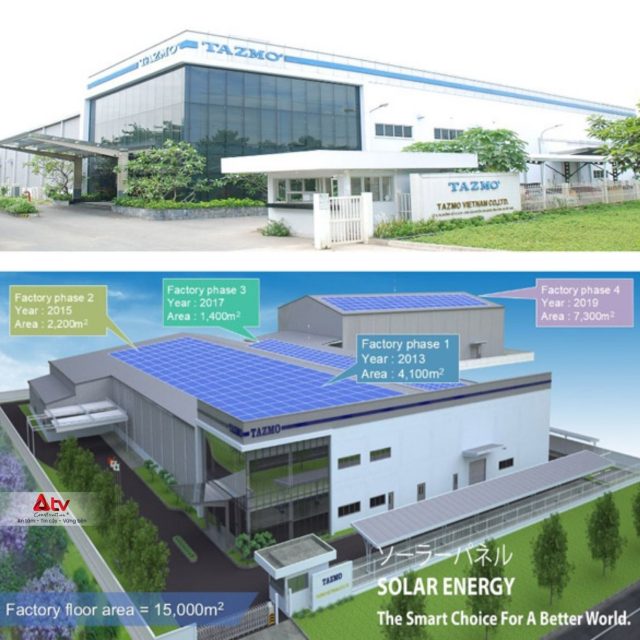 Nhà máy cơ khí chính xác TAZMO Việt Nam (Nhật Bản)
