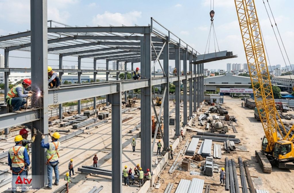 Báo giá nhà xưởng thay đổi theo thiết kế và tiêu chuẩn kỹ thuật