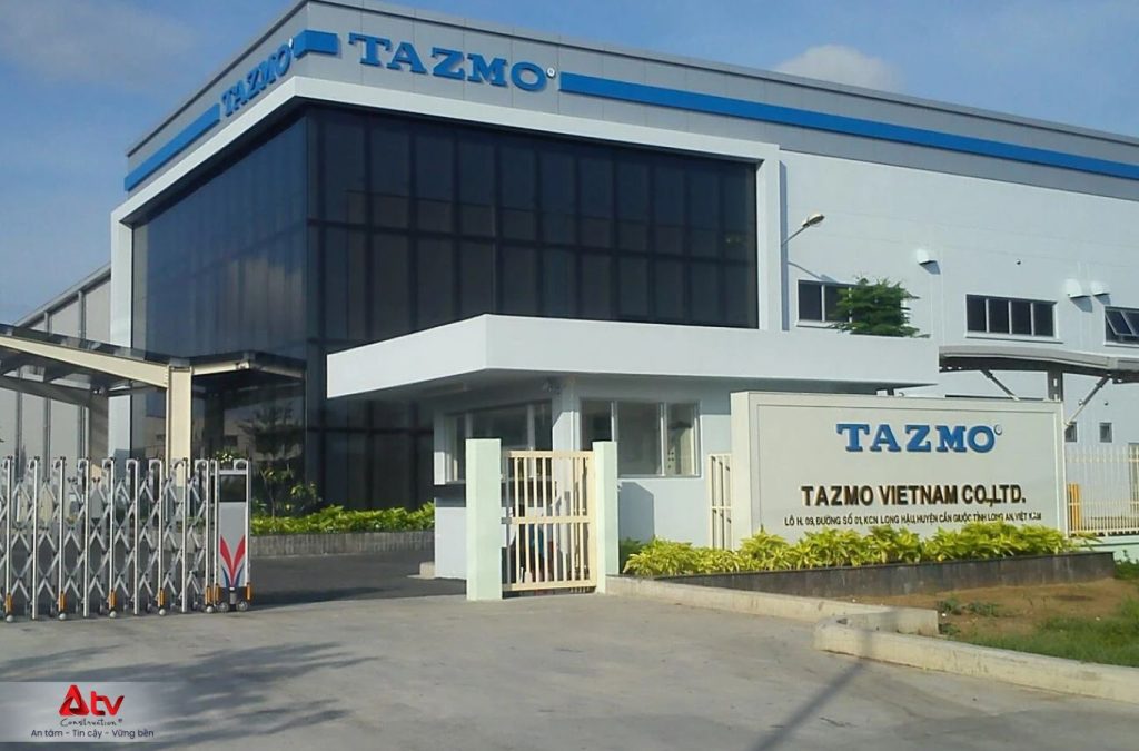 Nhà máy cơ khí chính xác Tazmo Việt Nam – Nhật Bản do ATV Construction tham gia thực hiện