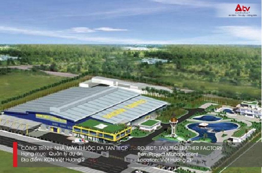 Nhà máy thuộc da TanTec - KCN Việt Hương 2