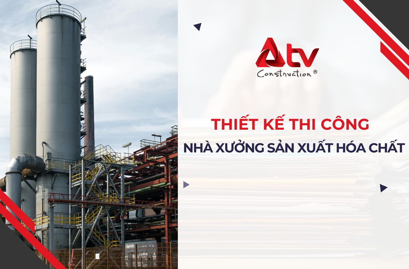 Thiết kế thi công nhà xưởng sản xuất hóa chất