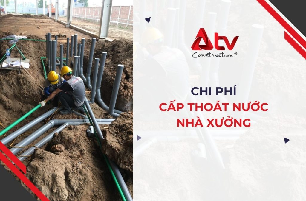 Chi phí cấp thoát nước nhà xưởng cập nhật 2026