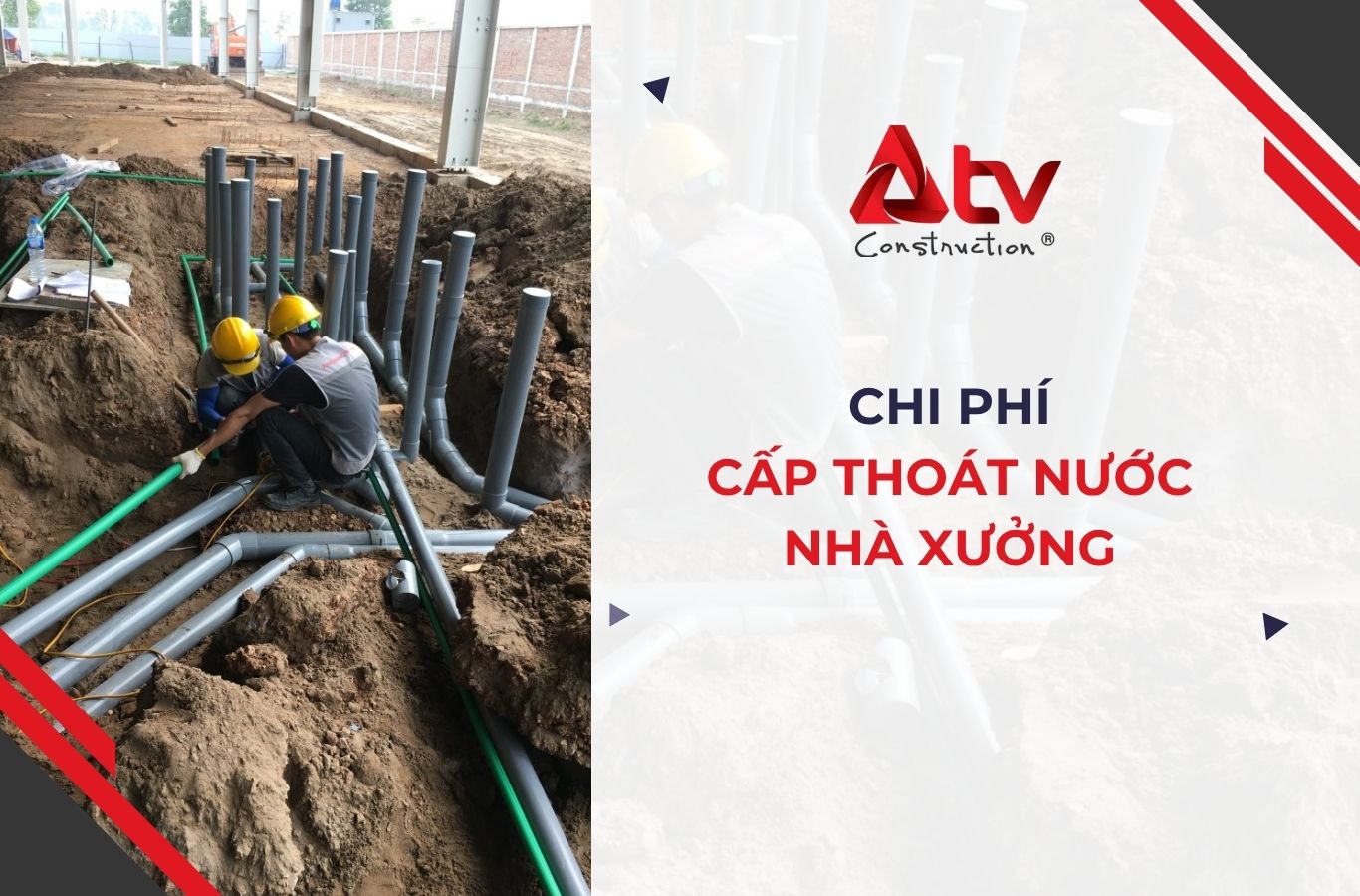 Chi phí cấp thoát nước nhà xưởng cập nhật 2026
