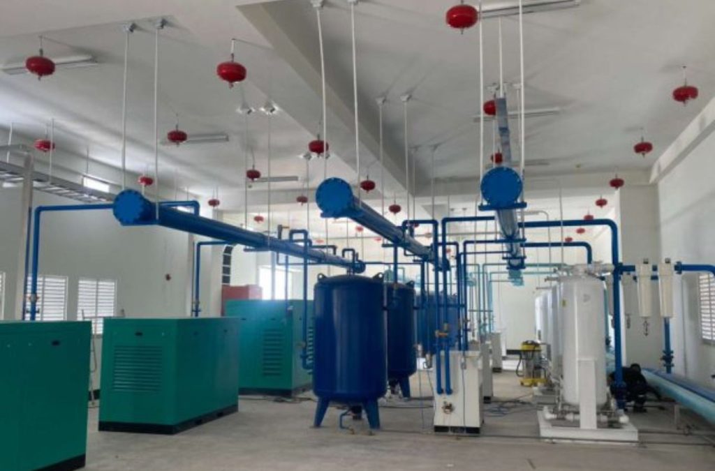 Hệ thống đường ống khí nén cần được thiết kế phù hợp với quy mô nhà xưởng